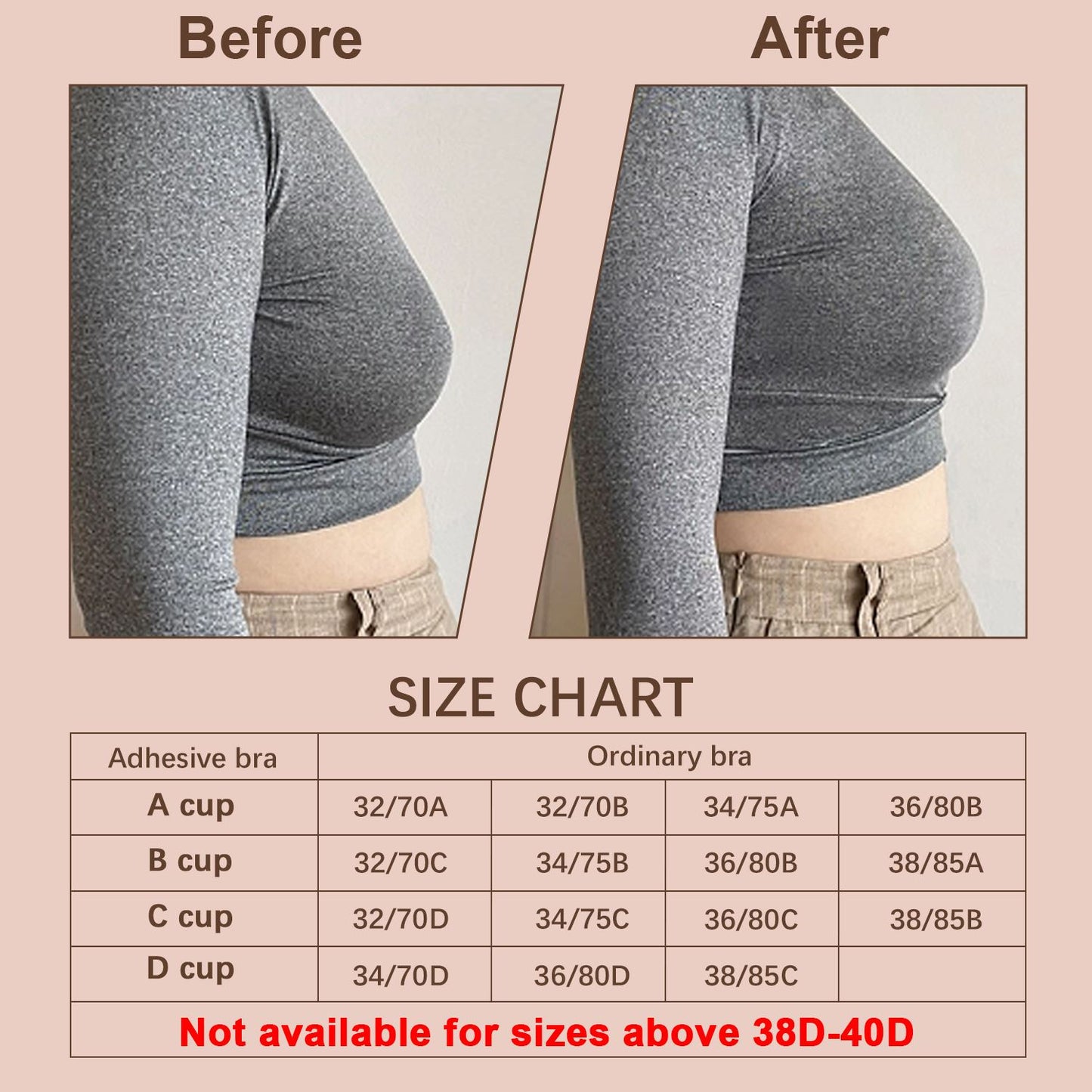 Awant Strapless Sticky Bra Invisible Sticky Boobs Silicone LazyRosy
