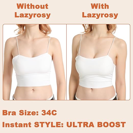 Double Sided Sticky Bra 2 pairs Ultra Boost Inserts Pads Reusable Push Up Lift Self Adhesive Bra Pads for Bikini Swimsuit