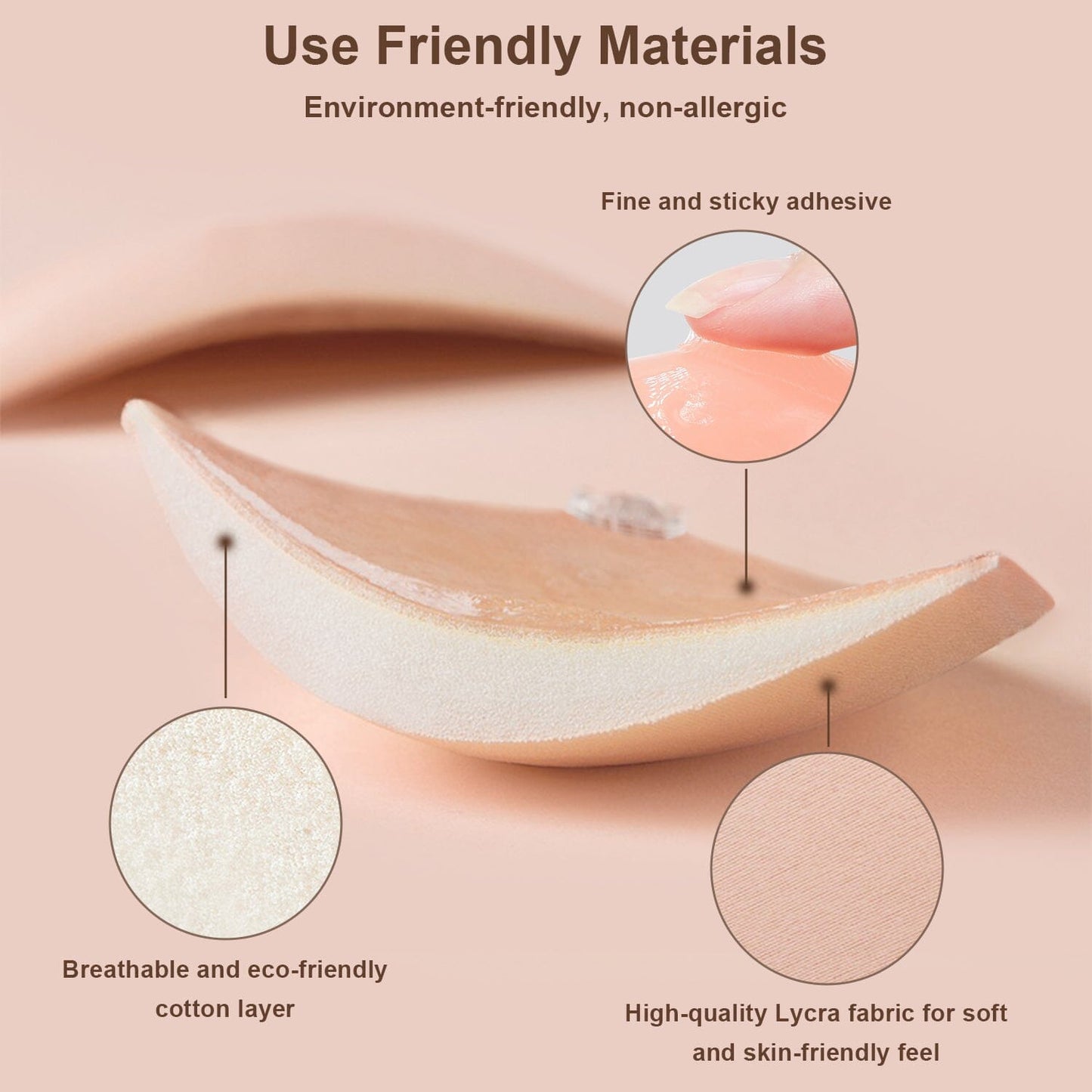 Awant Strapless Sticky Bra Invisible Sticky Boobs Silicone LazyRosy