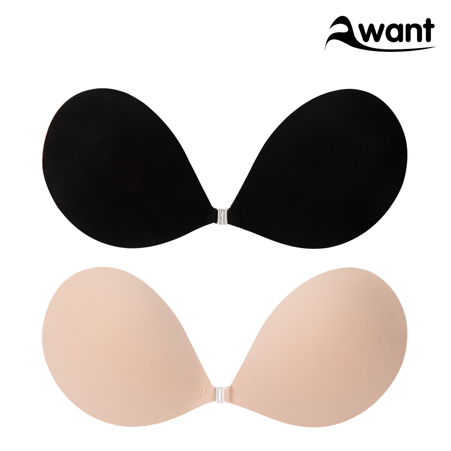 Awant Strapless Sticky Bra - Beige+Black