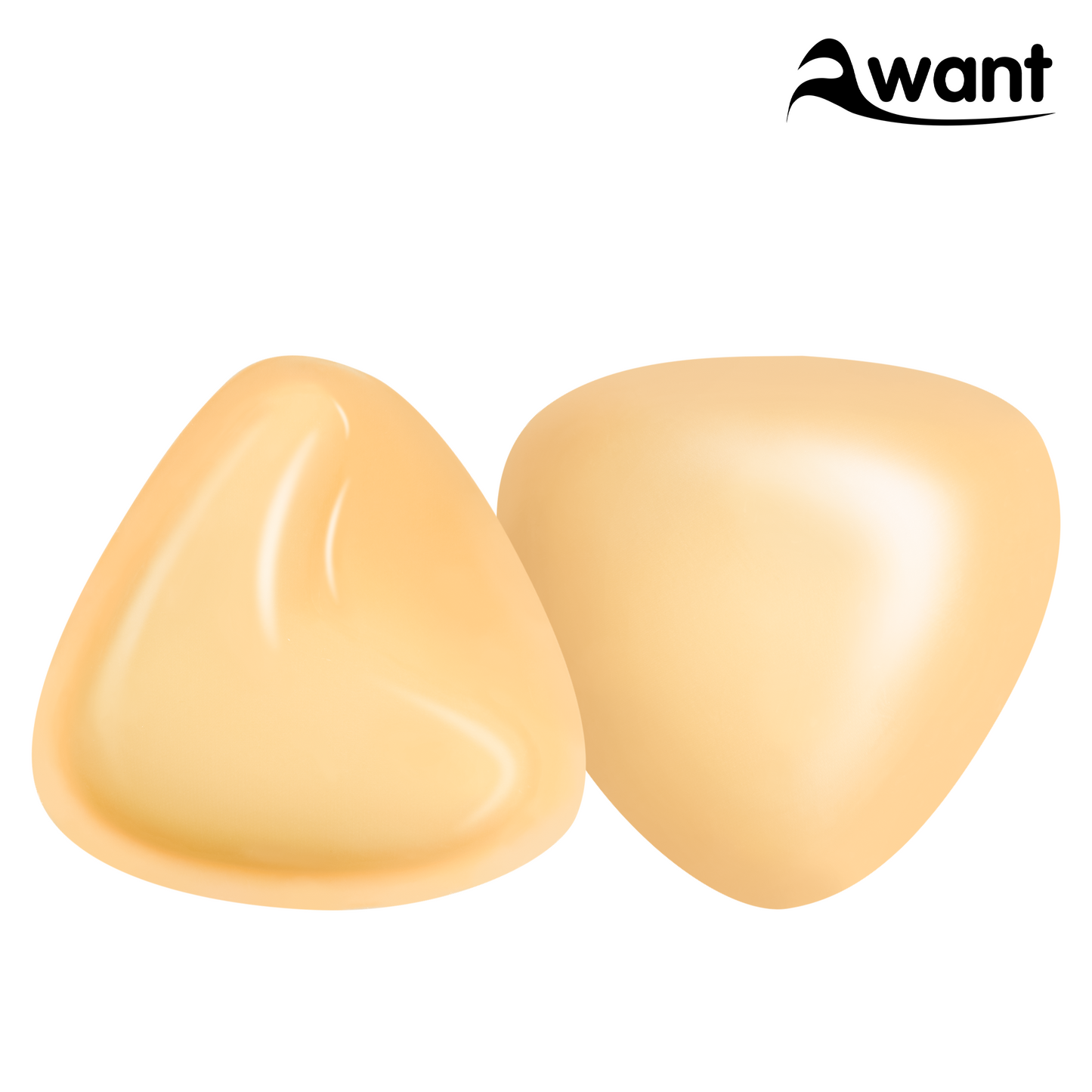 Awant Strapless Sticky Bra Invisible Sticky Boobs Silicone-Triangles