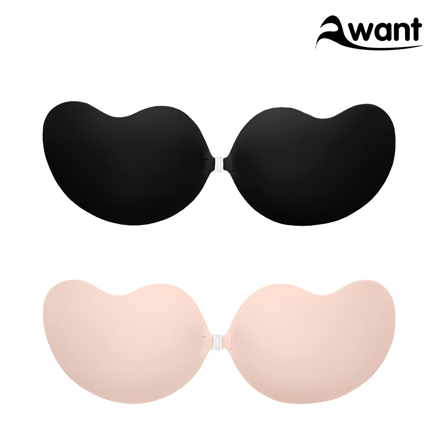 Awant New Mango Cup Strapless Sticky Bra - Beige+Black