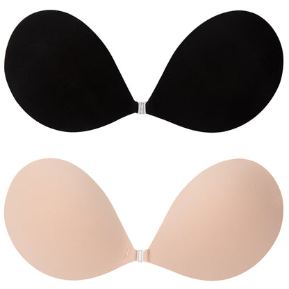 Awant Strapless Sticky Bra - Beige+Black