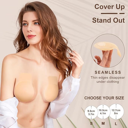 Awant Sticky Nipple Covers for Women Ultra-Flat Cover 2pair