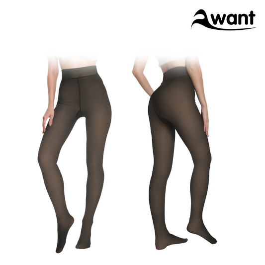 Awant Fleece Lined Tights Sheer Tights for Women